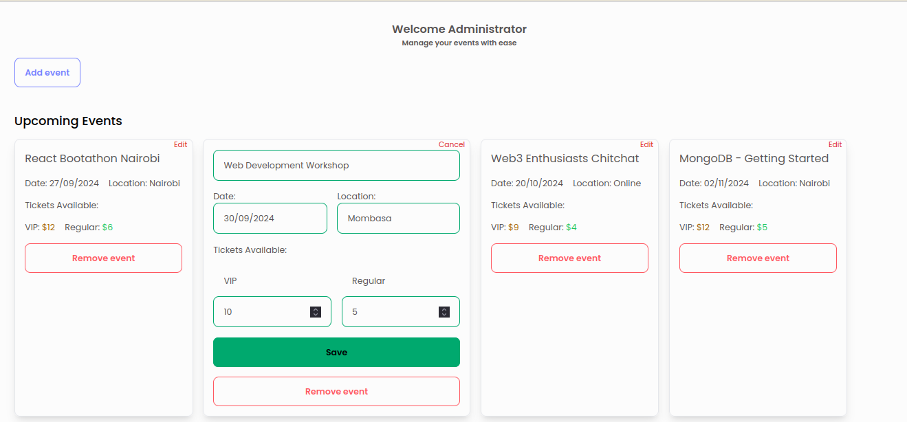 preview of to do list app